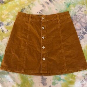Corduroy Skirt